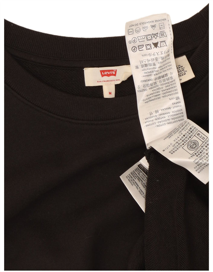 Damski sweter Levi's UK 14, średni czarny, bawełniany