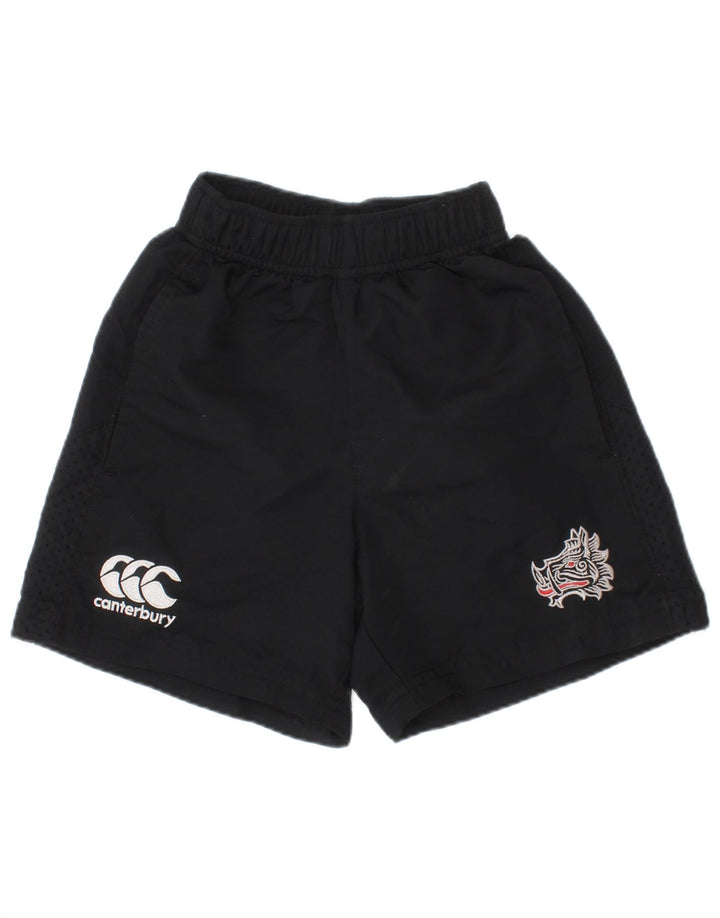 Canterbury Boys Graphic Sport Shorts 3-4 Years  Black