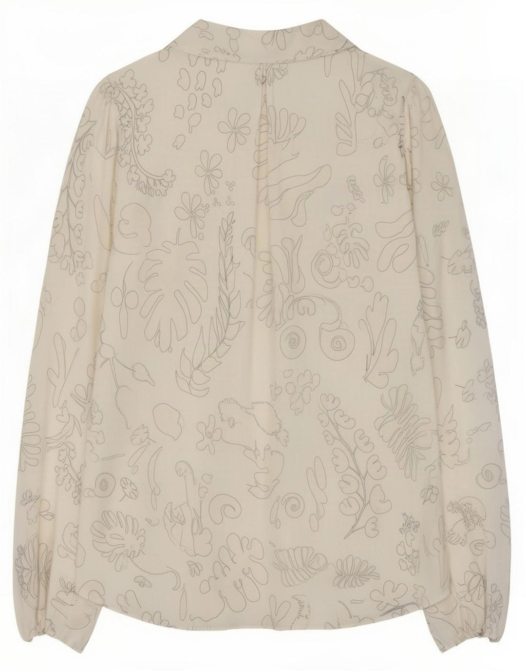 RIXO Damen-Pullover mit Fliege, Hemdbluse, UK 14, mittelweiße Viskose mit Blumenmuster