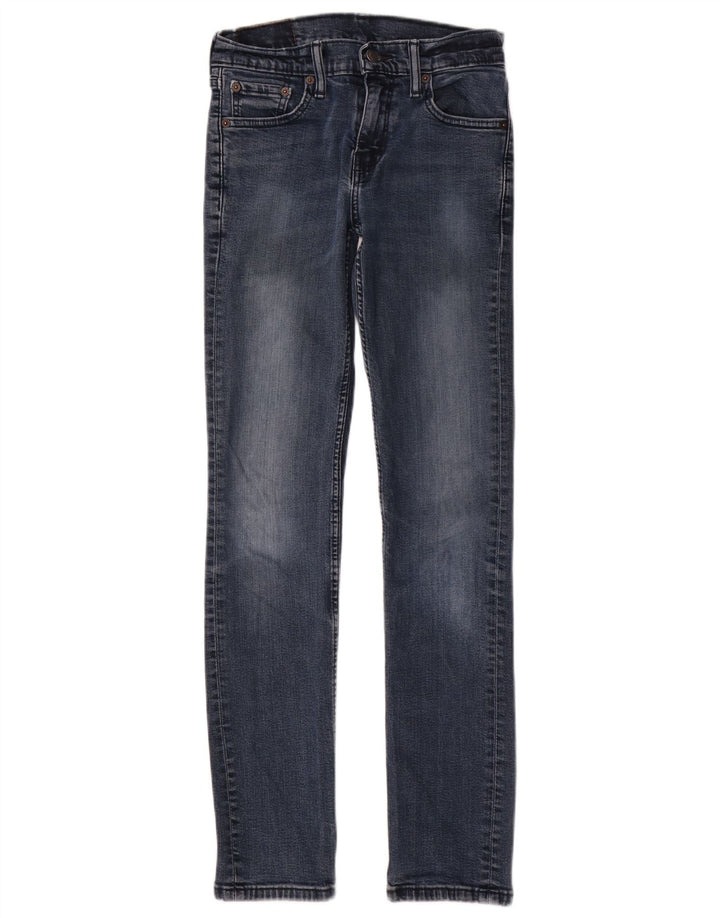 LEVI'S Womens Slim Jeans W27 L32 Blue Cotton