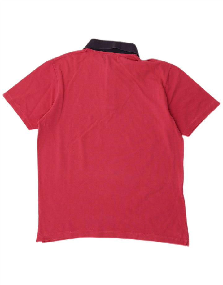 Brooksfield Mens Rugby Polo Shirt IT 48 Small Pink