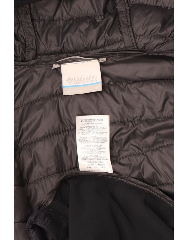Columbia Polstret jakke med hætte til mænd Medium Marineblå Colourblock Nylon