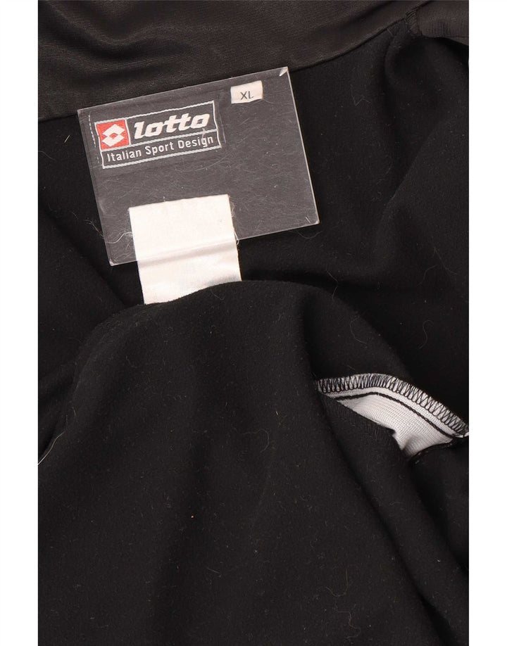 Giacca sportiva da uomo con grafica Lotto XL Poliestere color block nero