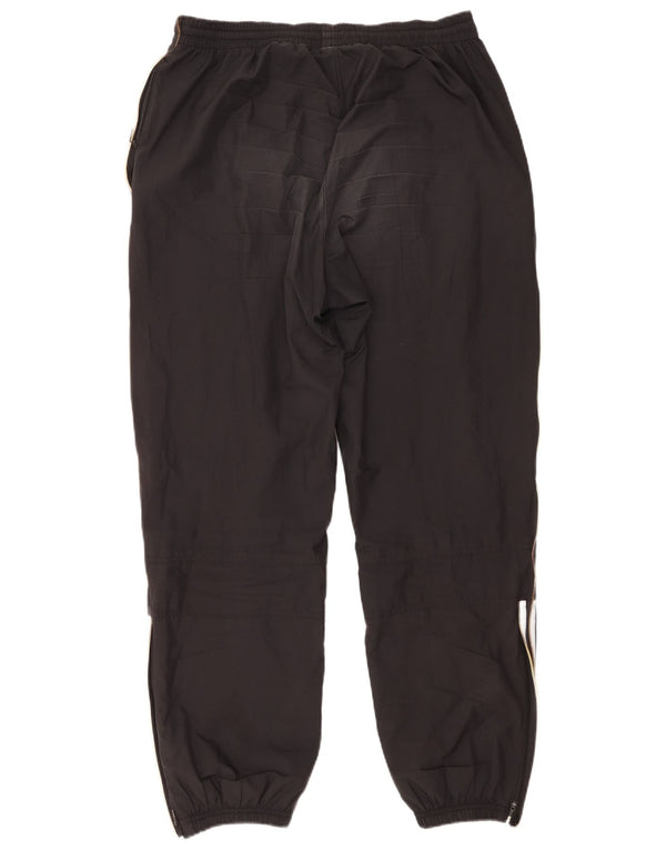 Pantaloni da tuta da uomo Adidas UK 42/44 Large Nero Poliestere Sport