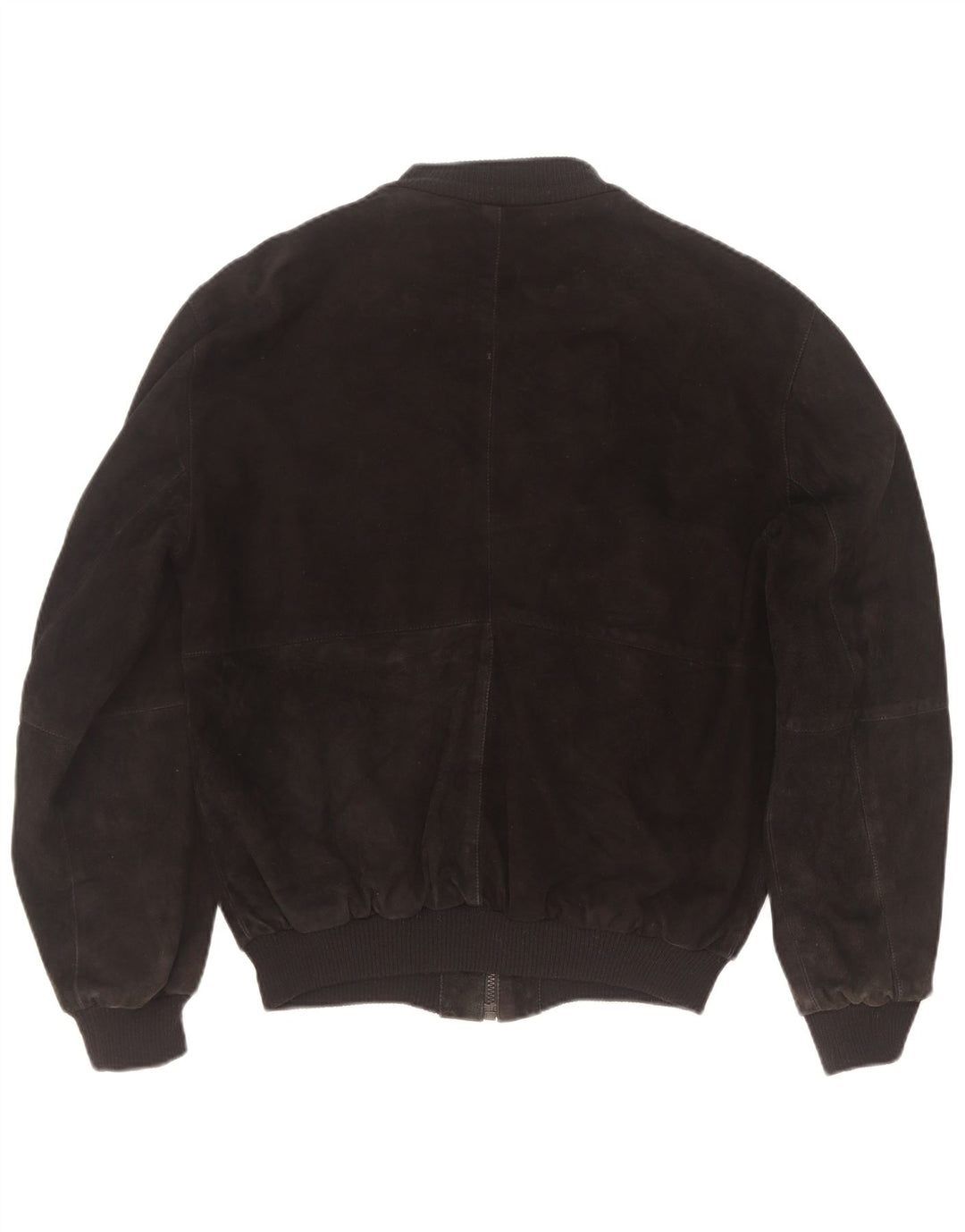 Bomber vintage pentru bărbați din piele intoarsa IT 46 Small Black Leather