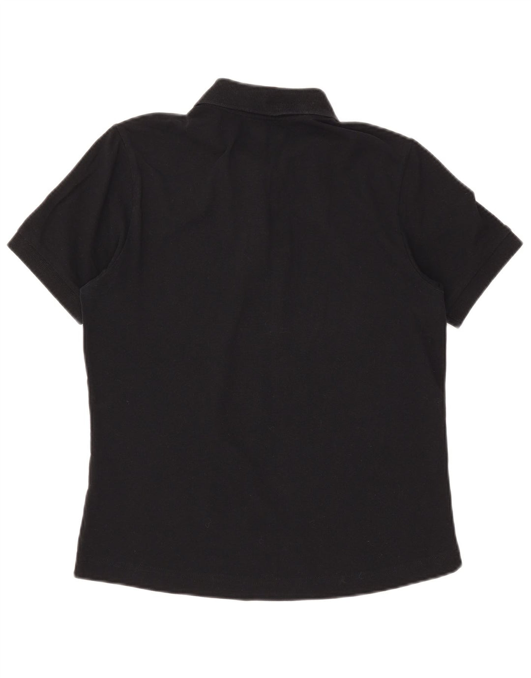 Kappa Womens Polo Shirt UK 14 Medium Black Cotton