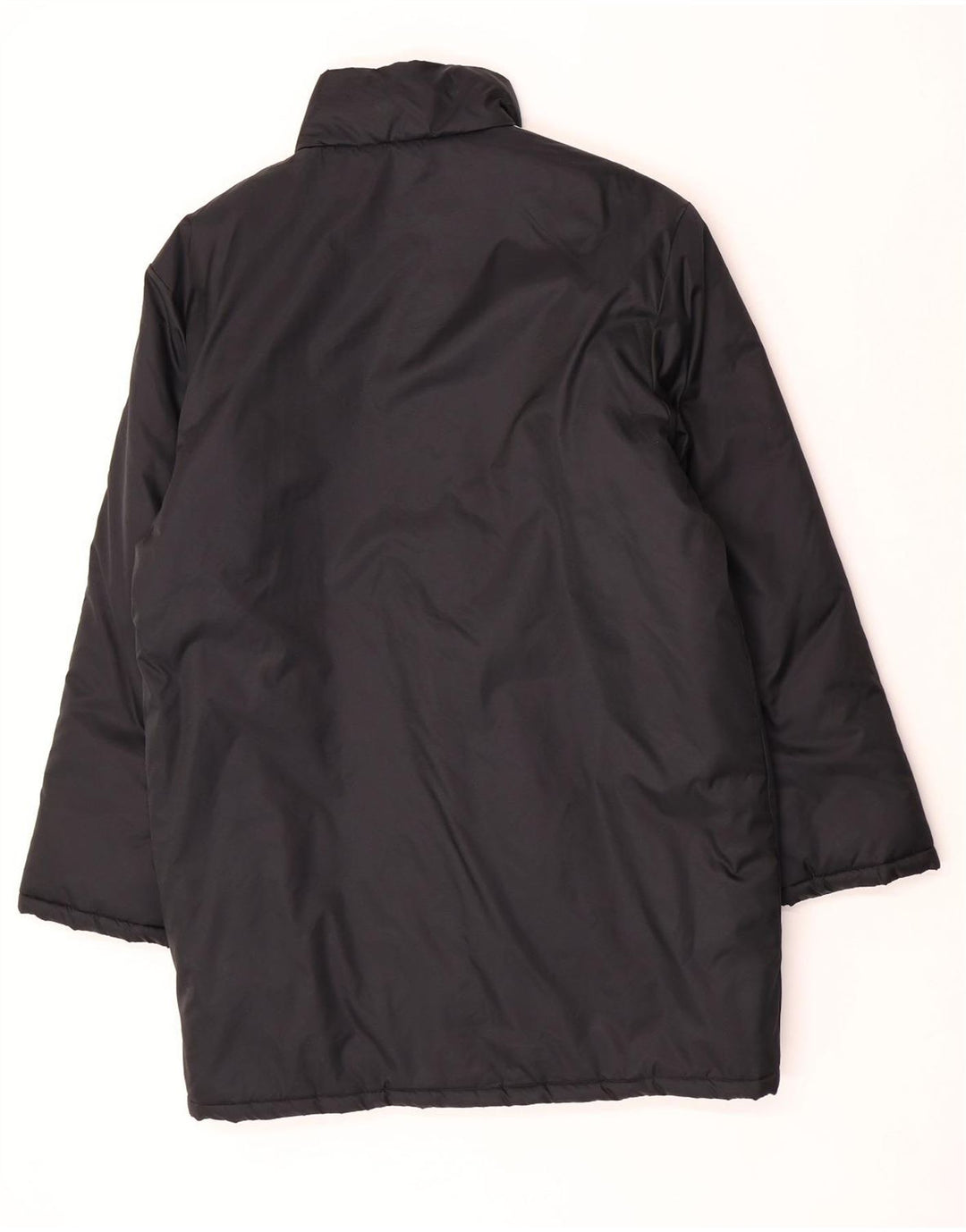 Adidas Mens Graphic Padded Coat UK 38/40 Medium Black Nylon