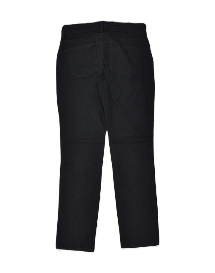 CHAPS Womens Slim Casual Trousers US 4 Small W28 L28 Black Cotton Classic | Vintage | Thrift | Second-Hand | Used Clothing | Messina Hembry 