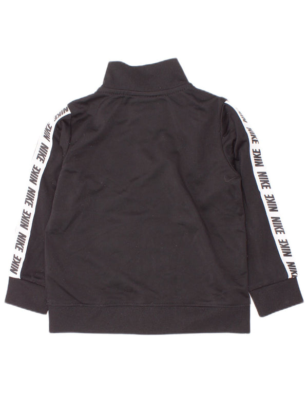Giacca da tuta grafica Nike da bambino, 12-18 mesi, color block nero