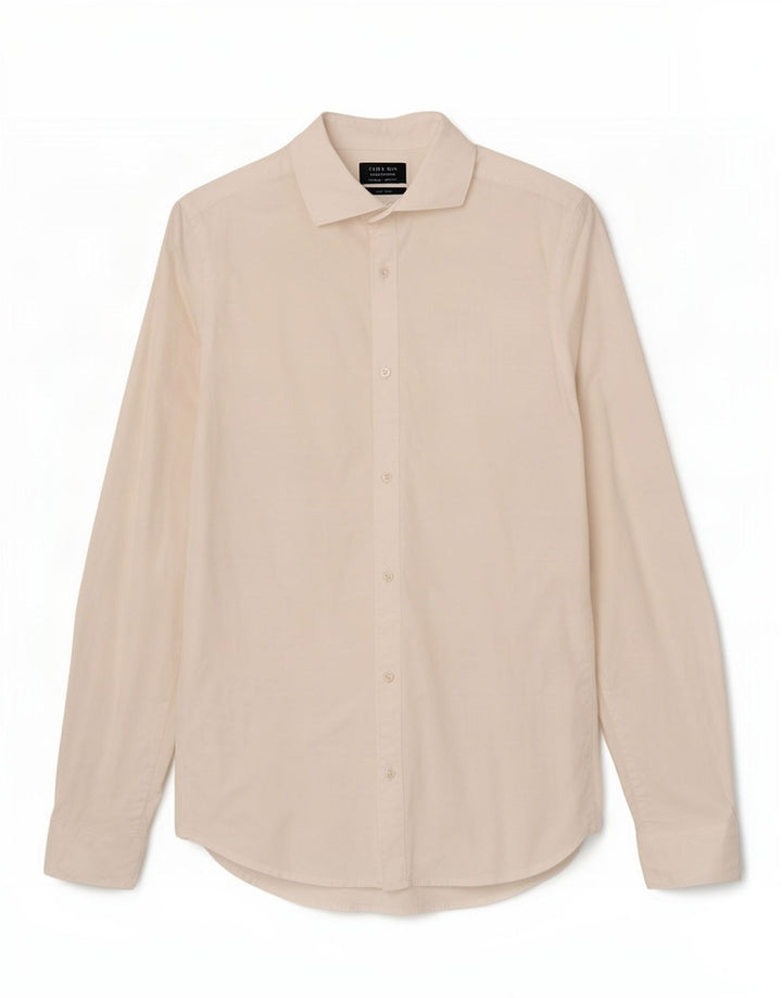 Zara Hombre Camisa Super Slim Fit Pequeña Blanca