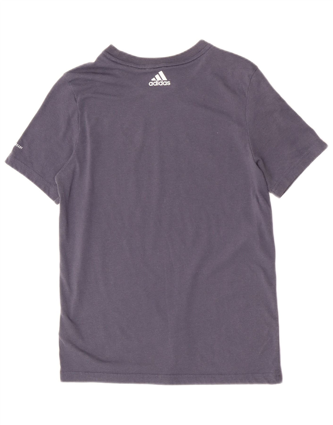 Adidas drenge almindelig grafisk t-shirt top 13-14 år marineblå polyester