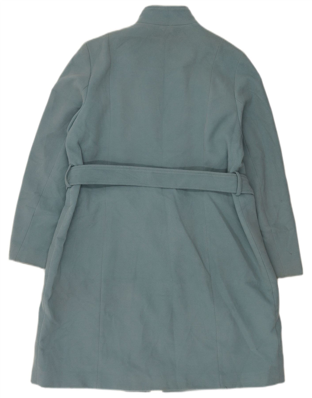 Marks & Spencer Womens Loose Fit Overcoat UK 18 XL  Blue Polyester