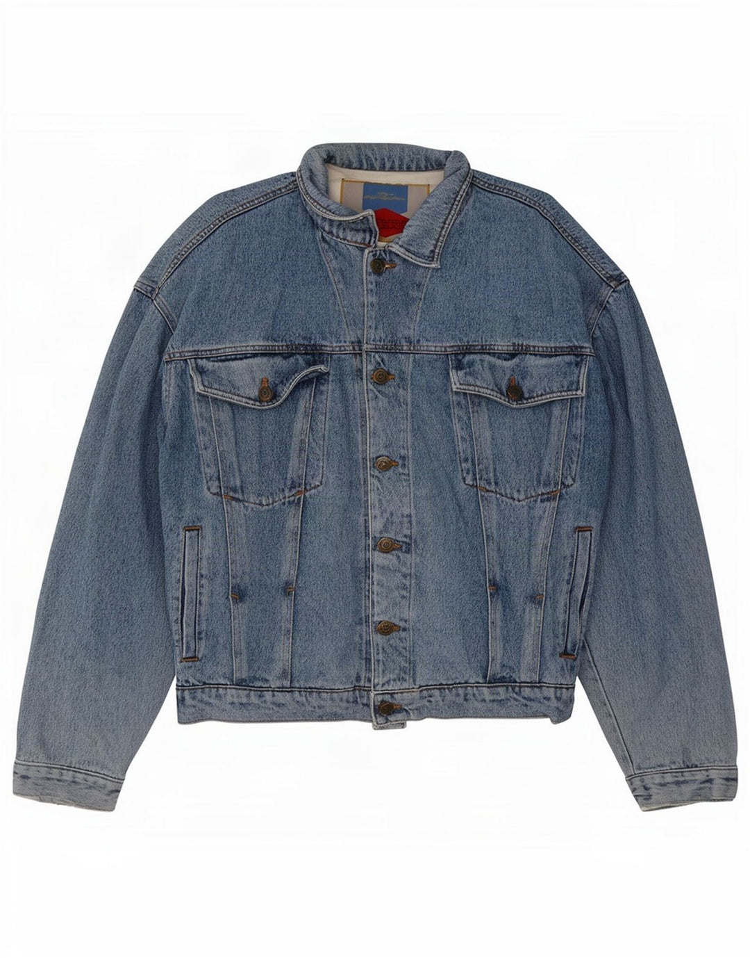POP 84 Herren Jeansjacke UK 40 Large Blau
