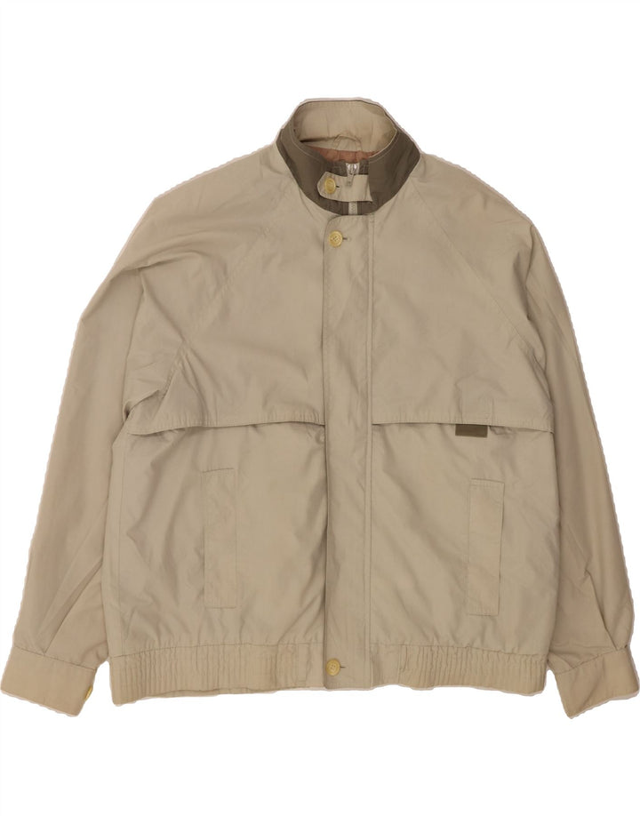 LONDON FOG Mens Bomber Jacket UK 42 XL Beige Polyester Vintage London Fog and Second-Hand London Fog from Messina Hembry 