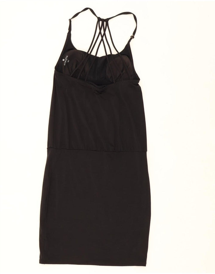 ATHLETA Womens Halter Dress UK 4 XS Black Nylon Vintage Athleta and Second-Hand Athleta from Messina Hembry 
