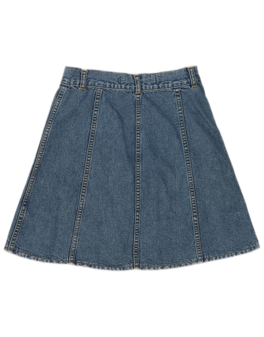 Crown Damen Jeansrock W27 Small Blau Baumwolle