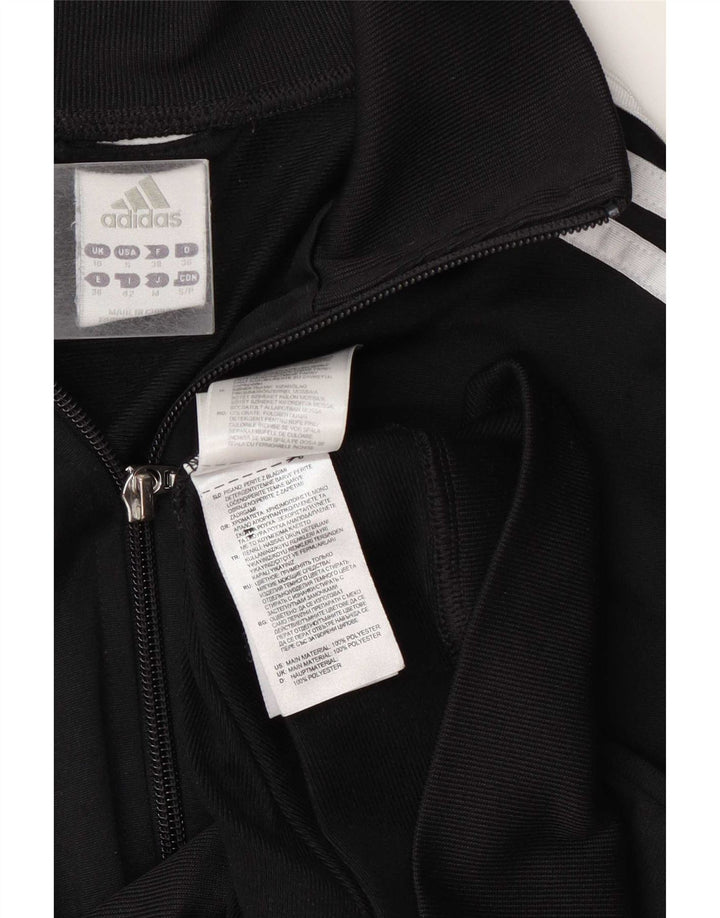 Giacca da tuta da donna Adidas UK 10 Small Poliestere nero