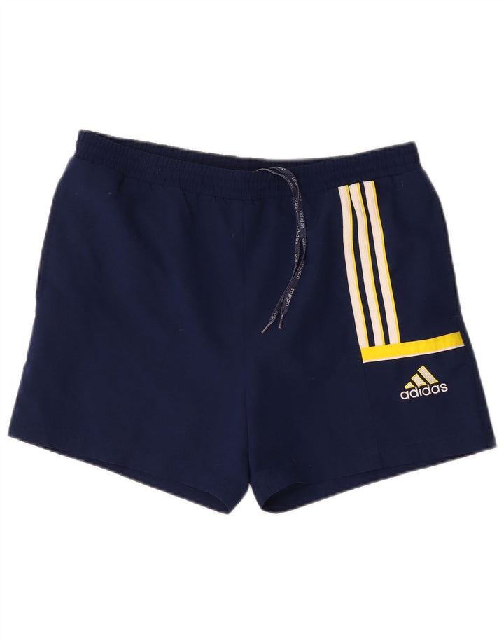 Adidas Short de sport pour homme Bleu marine moyen Polyester