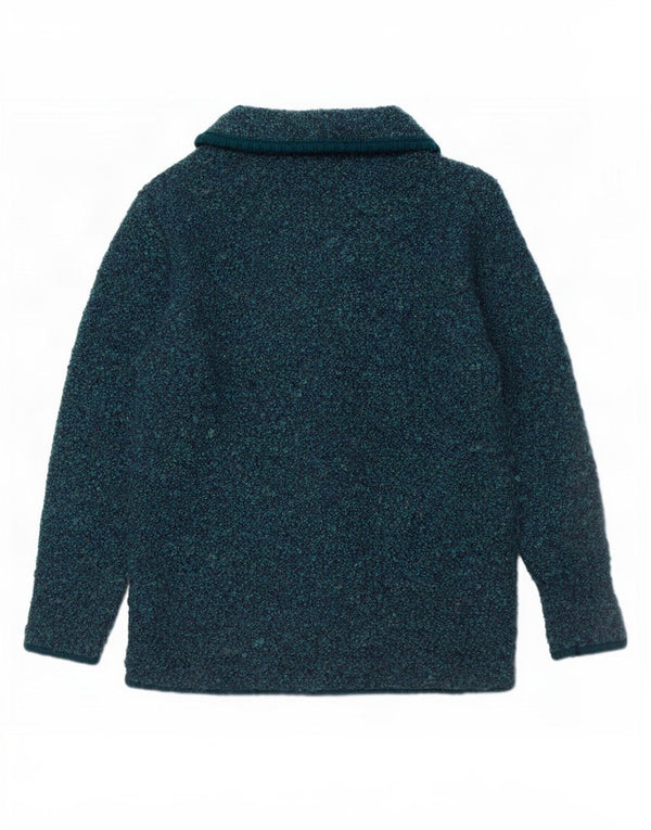 Maglione cardigan da donna Casamia UK 10 Piccolo acrilico screziato blu