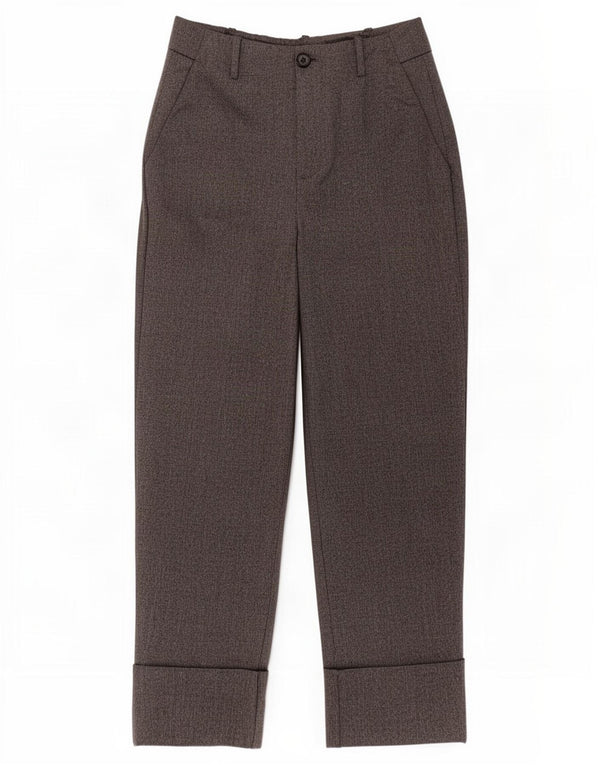 Zara Calça feminina casual cintura alta EU 36 XS W26 L27 cinza poliéster