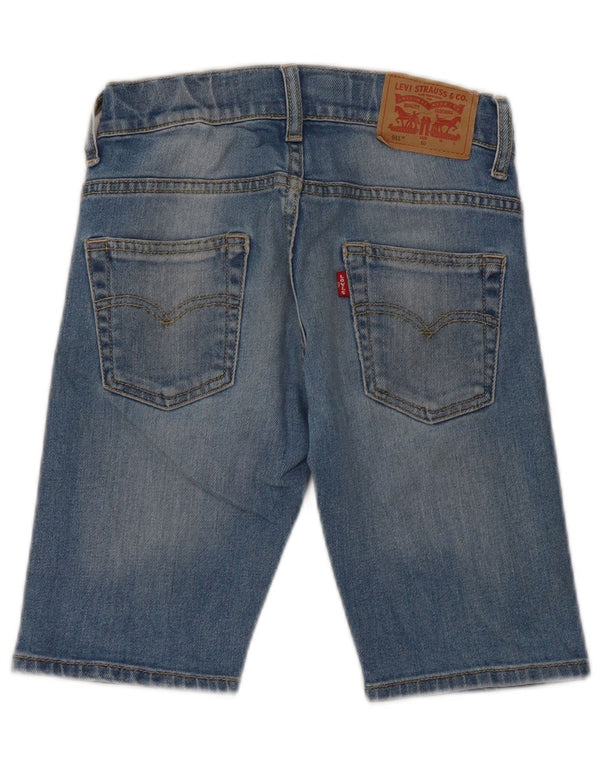 Levi's Ragazzi 511 Pantaloncini di jeans slim 9-10 anni W24 Cotone blu
