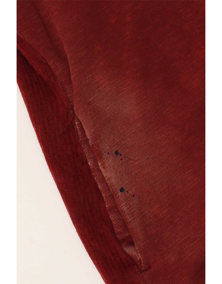 Diesel Mens Sweatshirt Jumper Large Burgundy Cotton