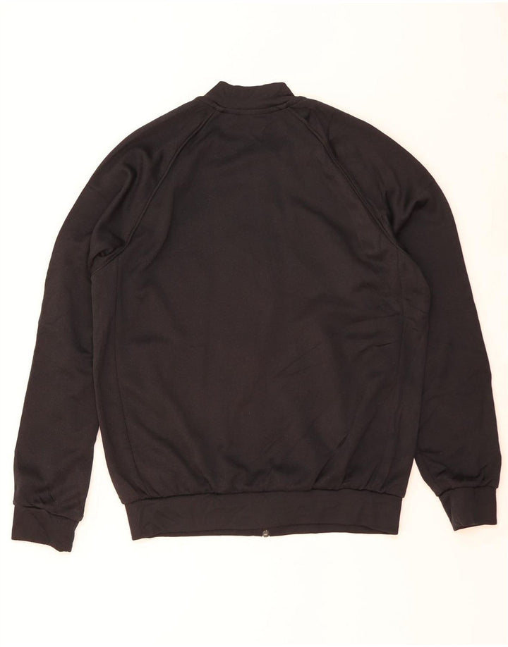 ADIDAS Mens Tracksuit Top Jacket Large Black Polyester
