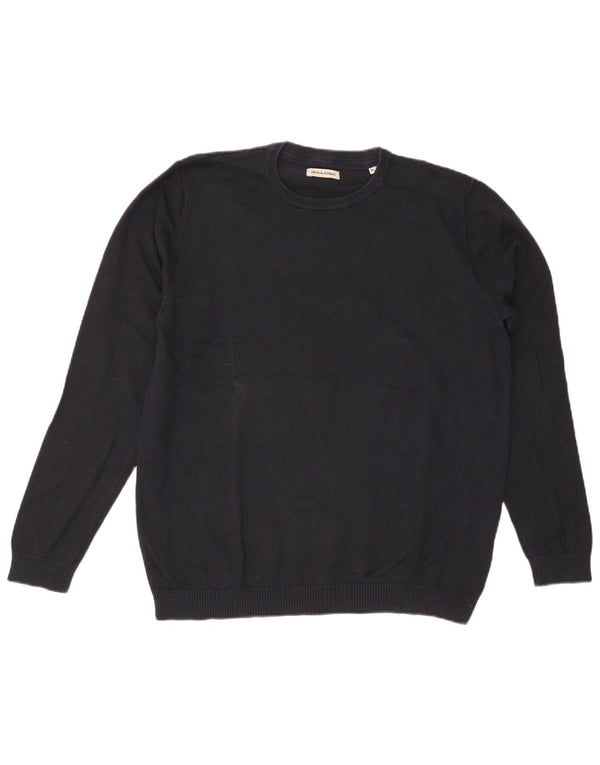 Jack & Jones muški pulover s okruglim izrezom XL tamnoplavi
