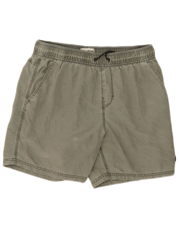 Billabong Mens Casual Shorts W32 Medium Khaki Polyester