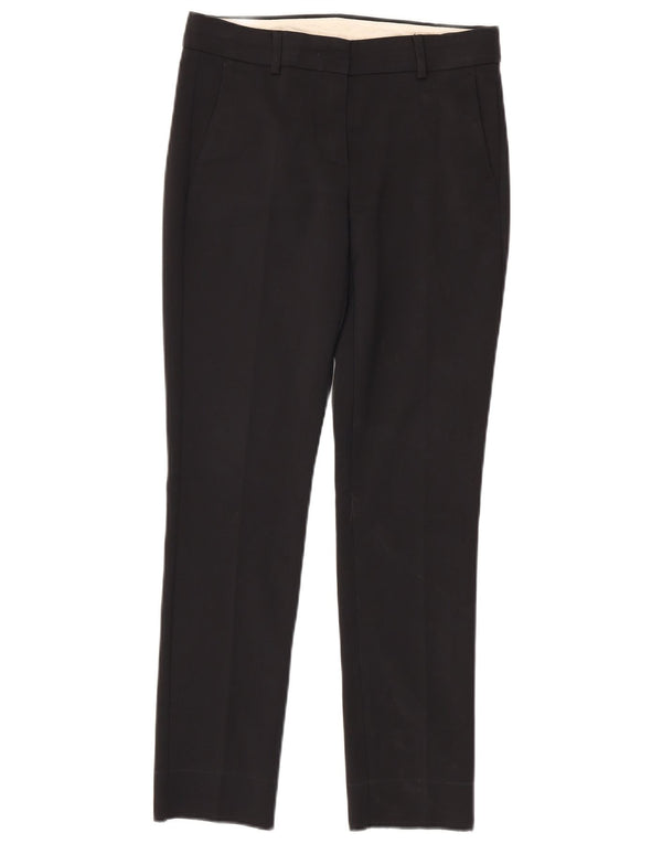 Sportmax Slim Chino-Hose für Damen, UK 14, M, W28, L28, schwarze Baumwolle