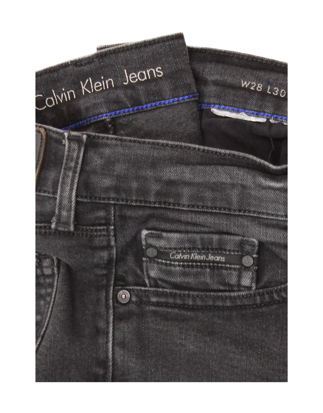 Calvin Klein Womens Skinny Jeans W28 L30 Grey