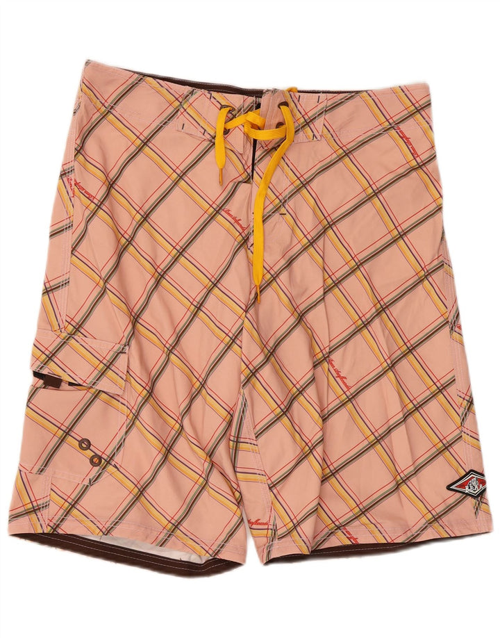 Bear Herre badeshorts Medium Pink Ternet polyester