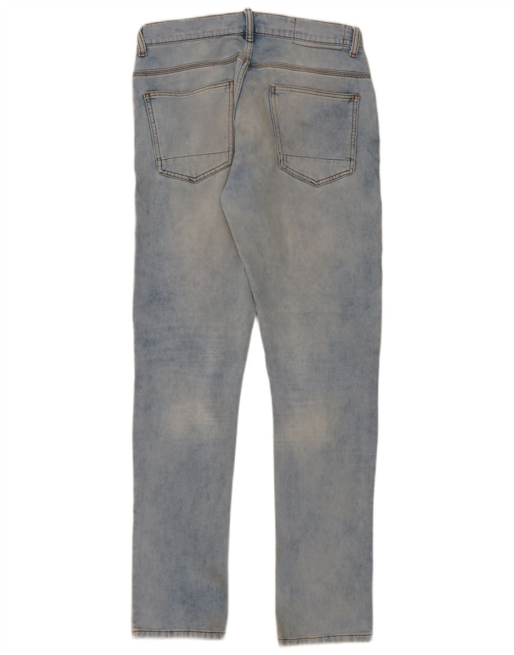 Zara Herre Slim Jeans EU 40 Medium W34 L34 Blå Bomuld