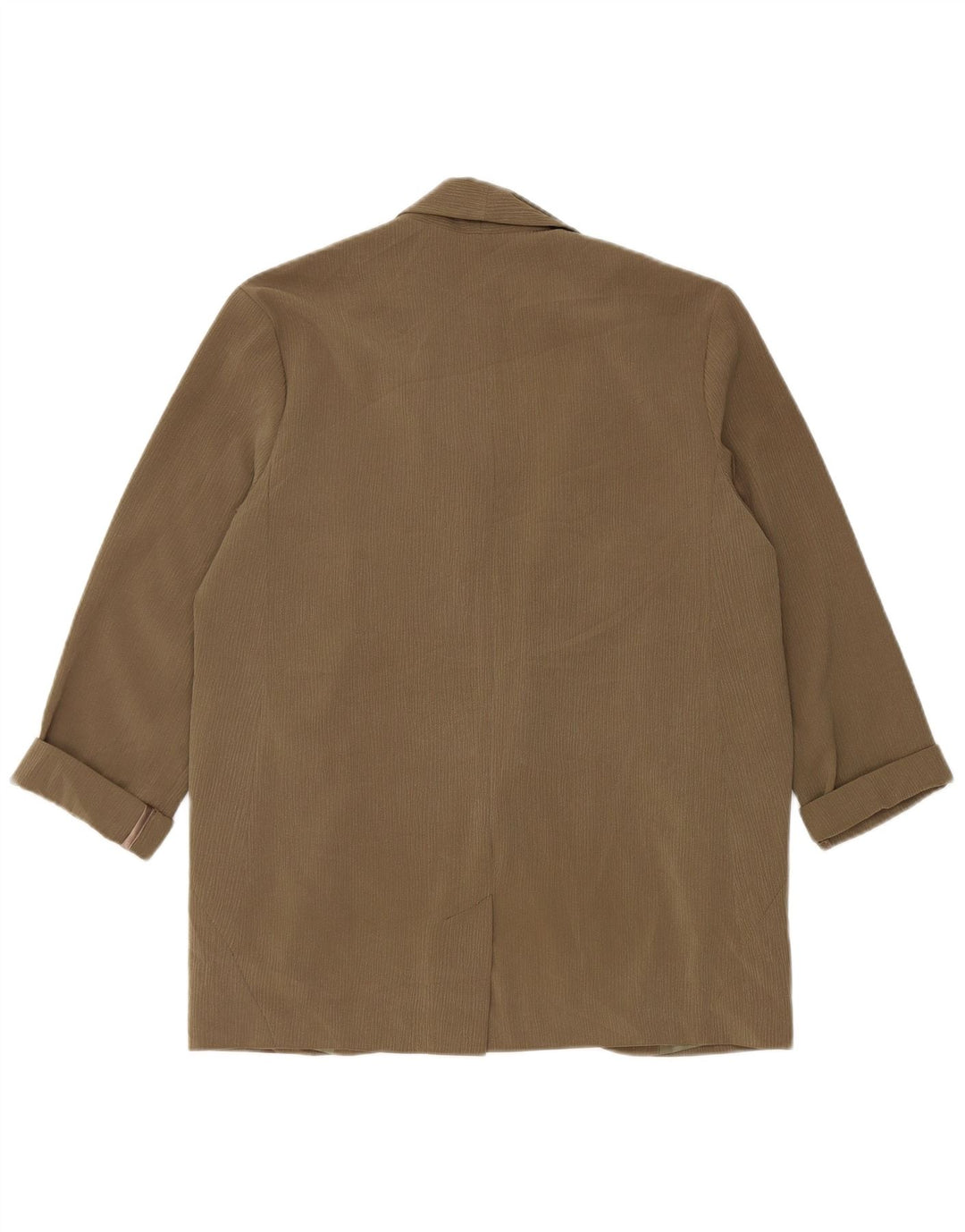 Giacca blazer oversize da donna a 1 bottone Topshop UK 10 piccolo gessato kaki