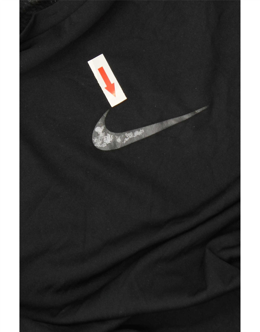 Nike Mens Dri Fit T-Shirt Top Large Black Polyester