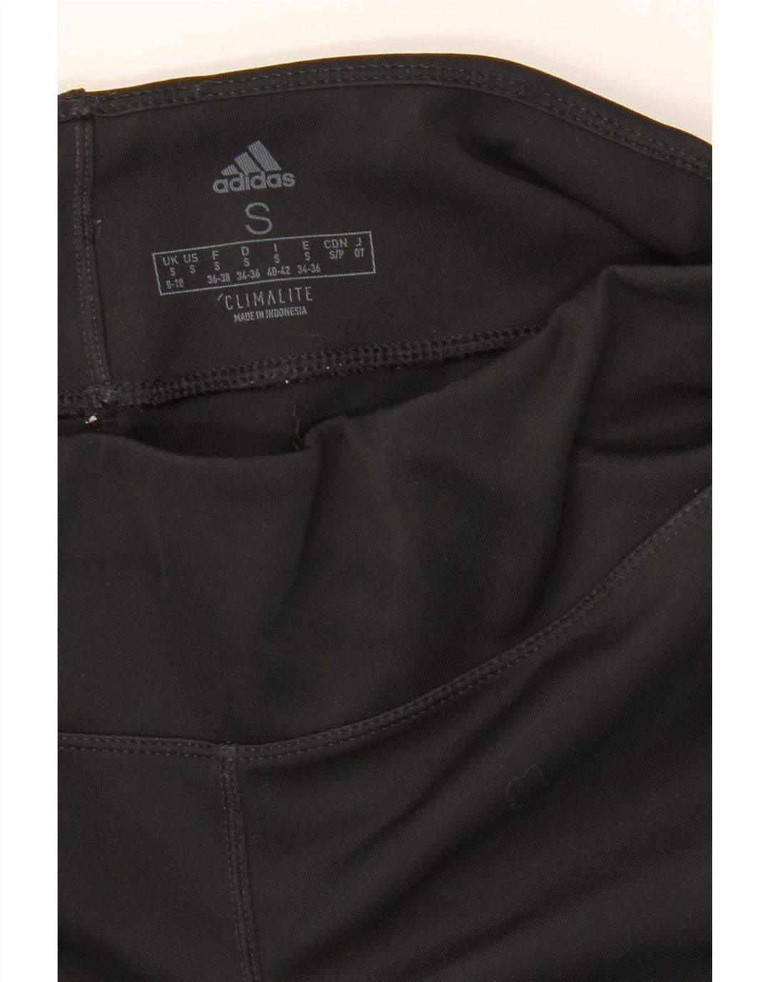 Adidas Womens Aeroready Capri Leggings UK 8/10 Small Black Polyester