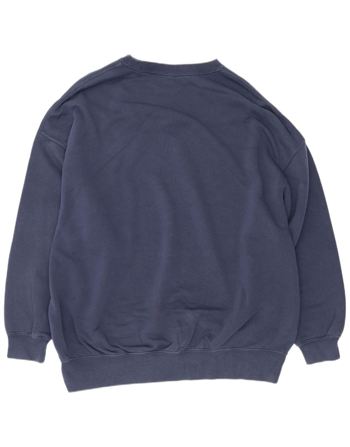 Nike Herre Grafisk Oversized Sweatshirt Jumper XS Marineblå Bomuld