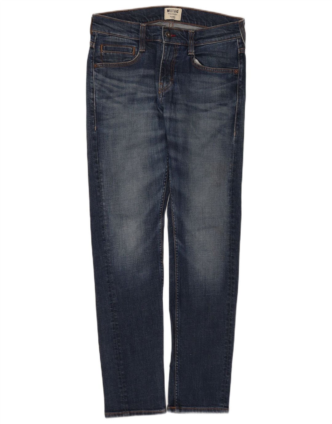 Mustang Womens Slim Jeans W29 L32 Blue Cotton