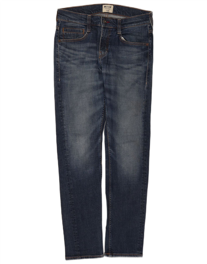 Mustang Womens Slim Jeans W29 L32 Blue Cotton