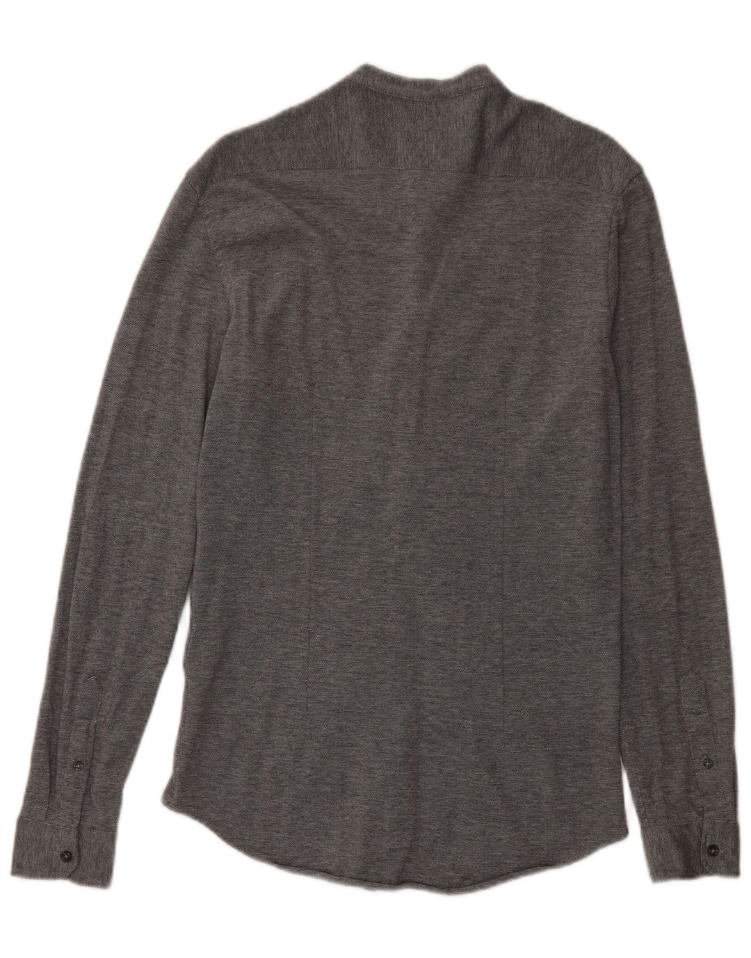 Zara Herre Slim Fit skjorte mellemgrå bomuld
