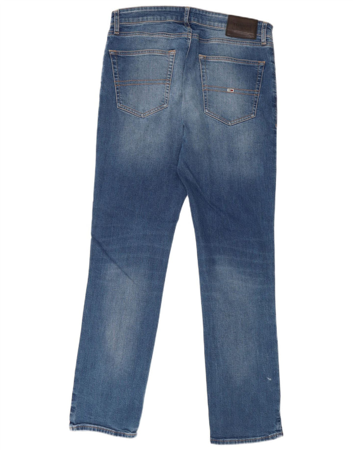 Tommy Hilfiger Mens Slim Jeans W32 L32 Blue Cotton