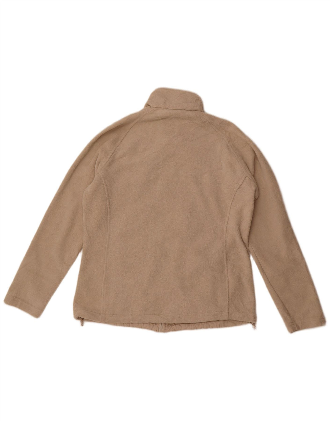 New Balance Damen Fleecejacke UK 16 Large Beige Polyester