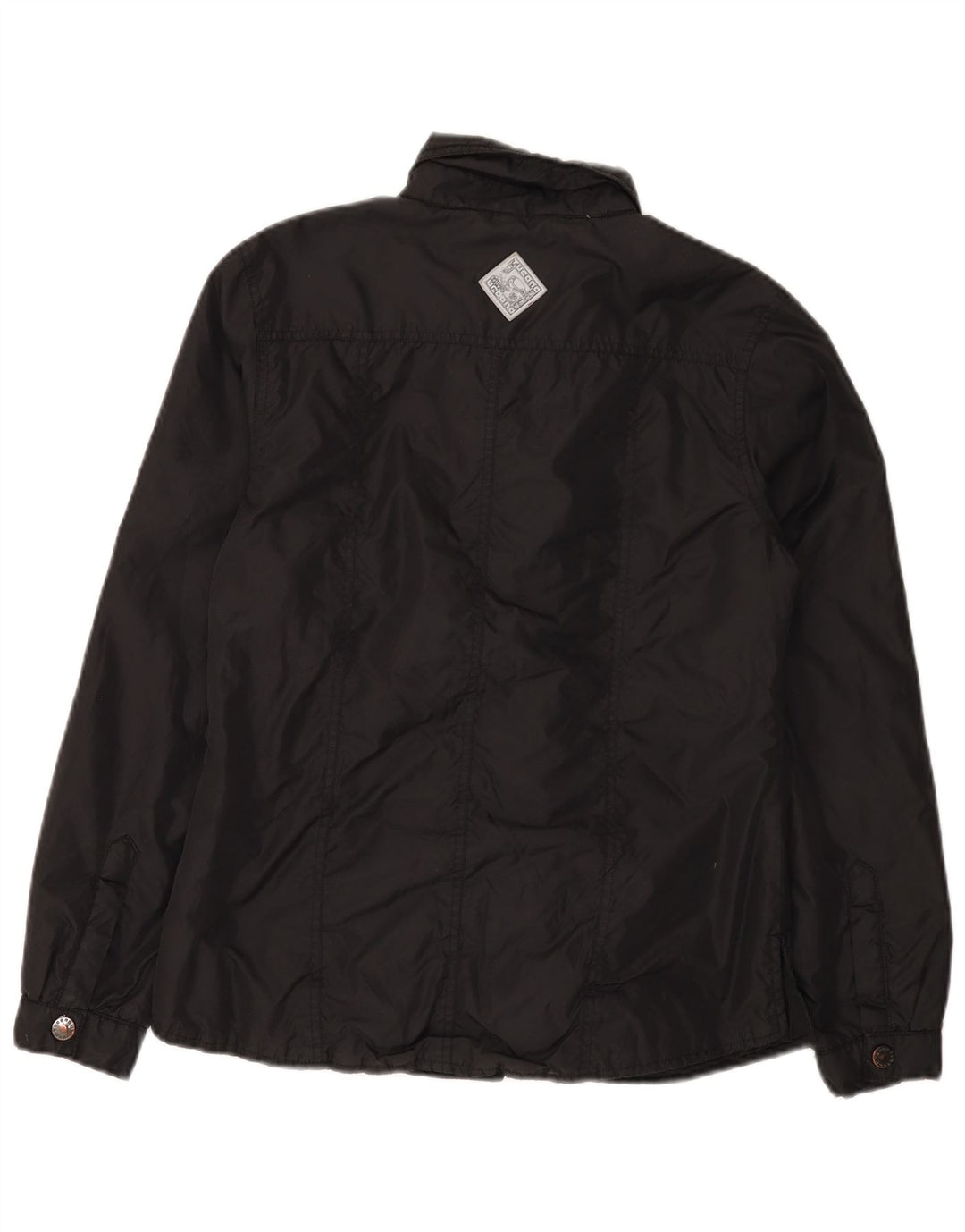 Tucano Urbano Womens Windbreaker Jacket UK 14 Medium Black Nylon