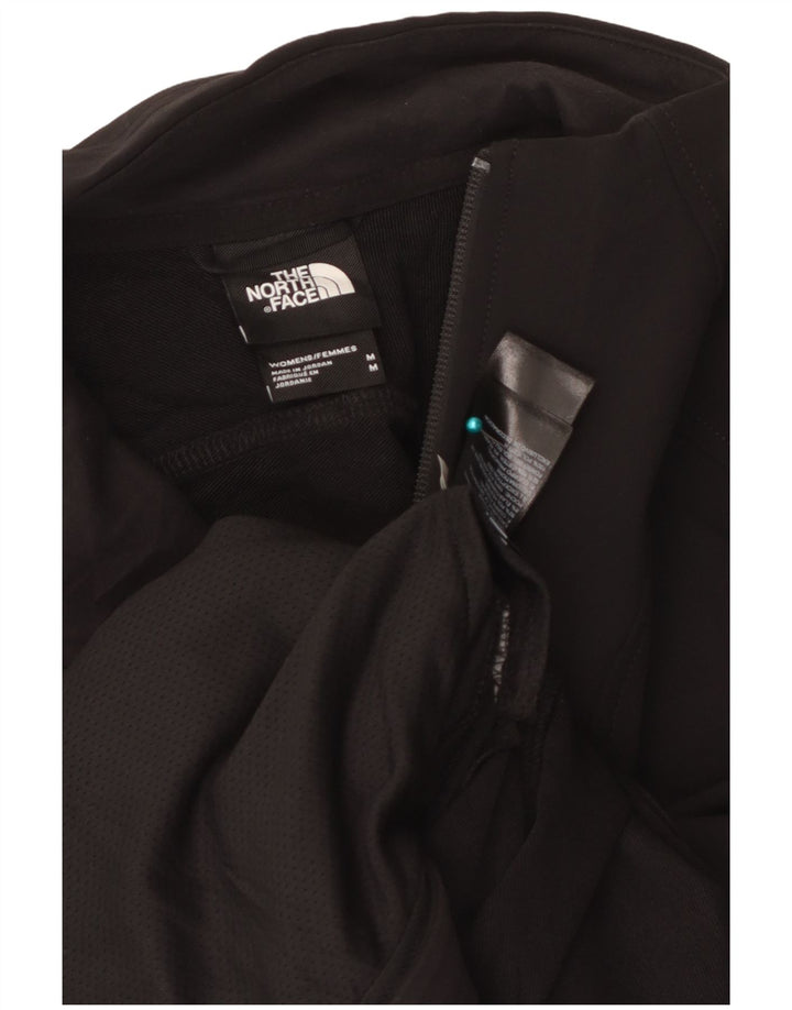 The North Face Damen-Trainingsanzug-Top-Jacke UK 14 Mittelschwarzes Polyester