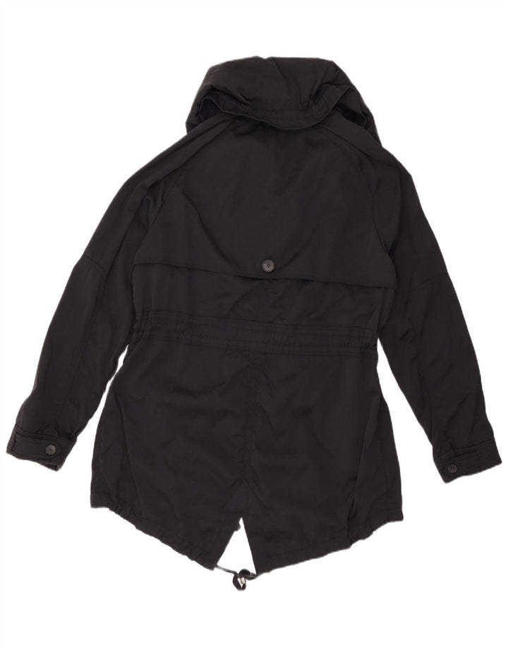 Jachetă parka supradimensionată pentru femei cu glugă ZARA UK 10 Small Black