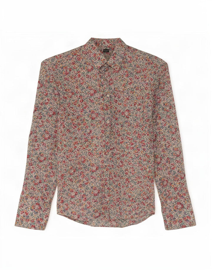 Paul Smith Mens Formal Shirt Size 42 16 1/2 Large Multicoloured Floral