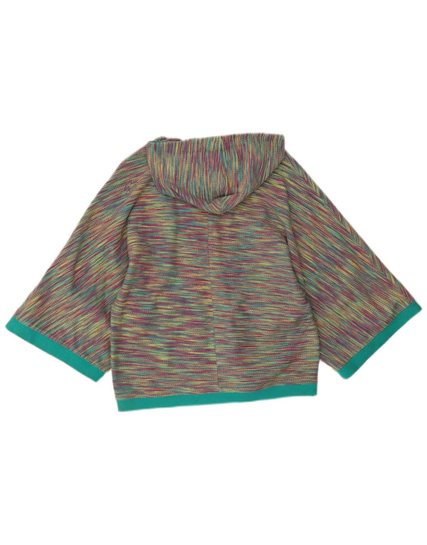 Billabong Pull à capuche zippé graphique pour femme UK 12 Medium Multicolore