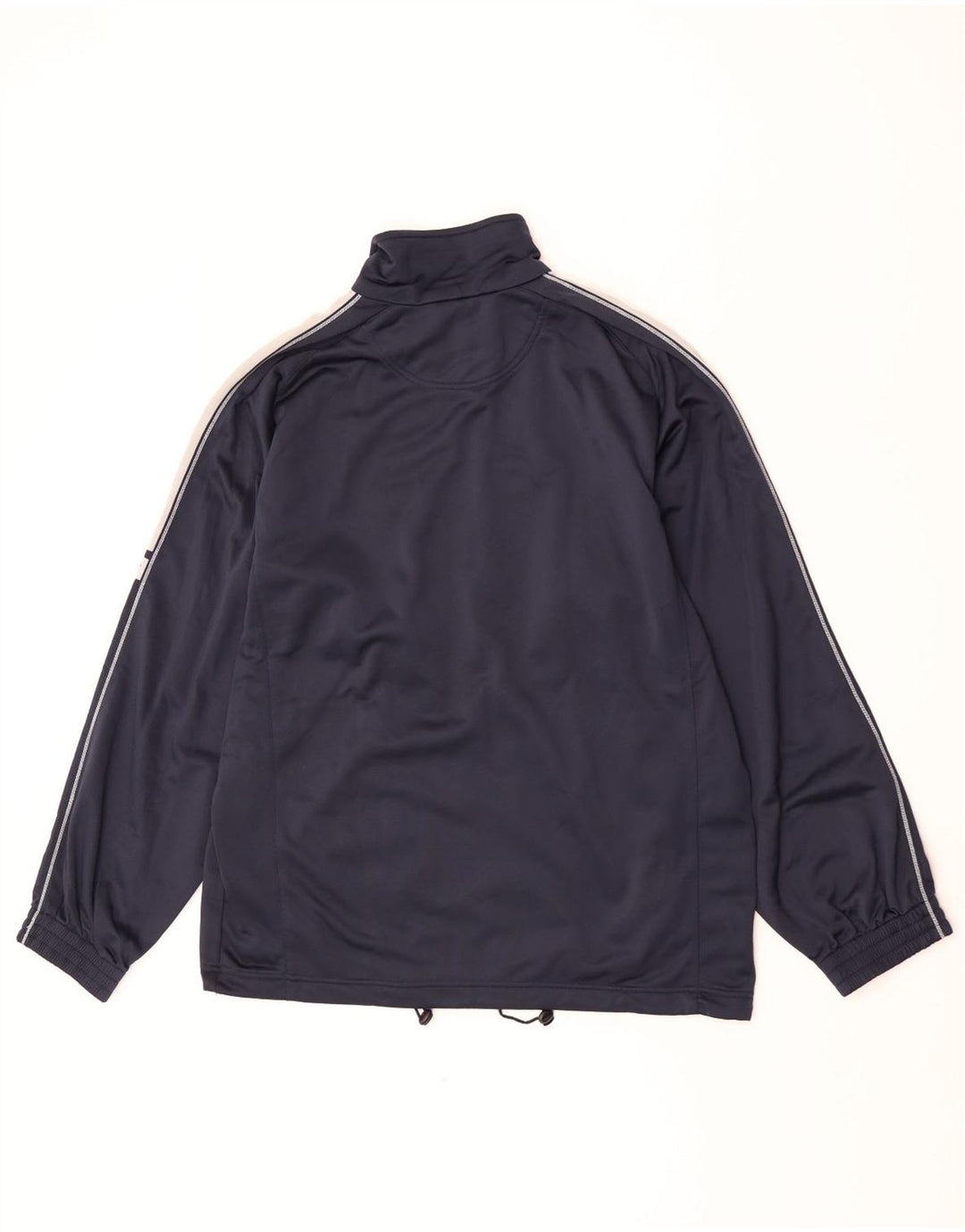 Lotto Mens Tracksuit Top Jacket Large Navy Blue Colourblock Polyester