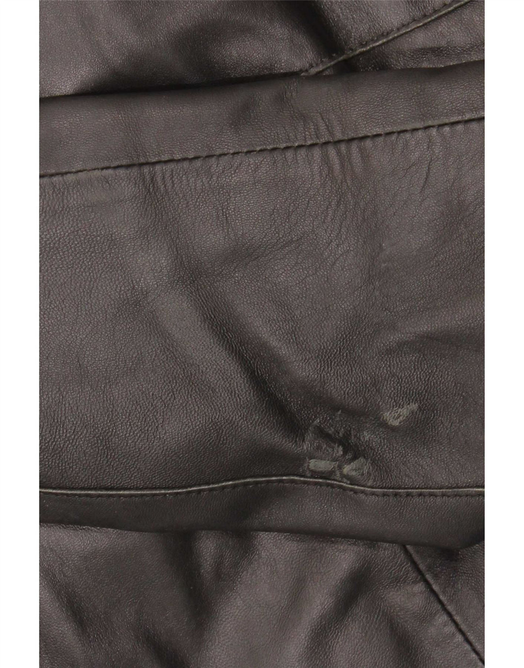 Chaqueta de cuero vintage para mujer IT 44 Mediano Negro