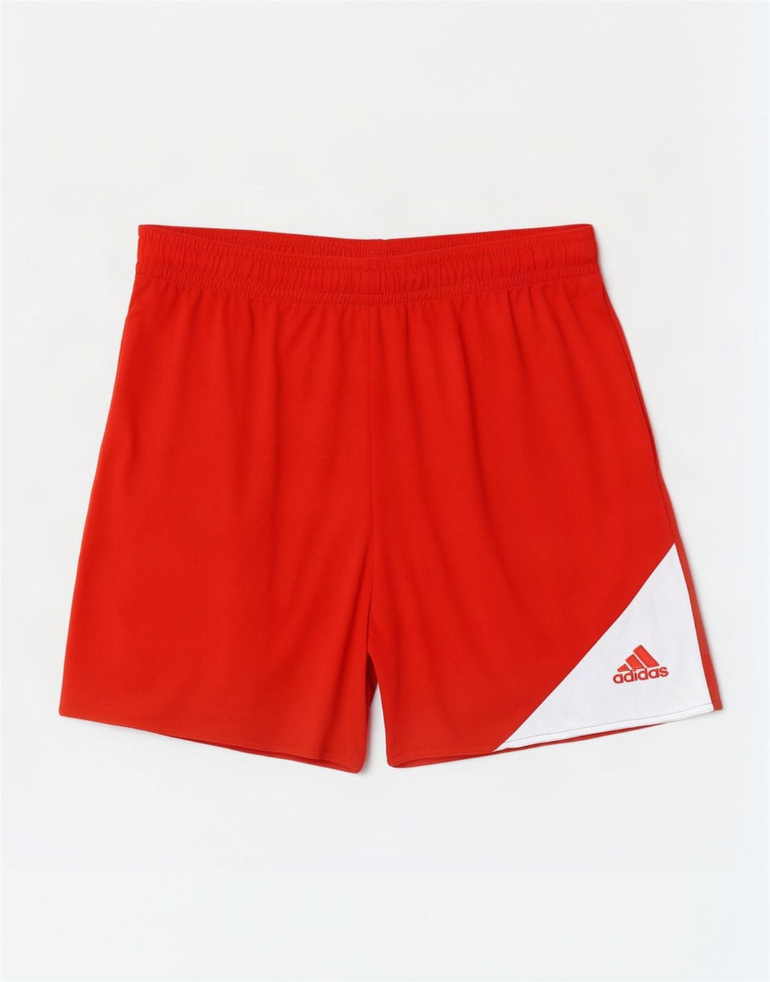 Adidas Mens Climalite Sport Shorts 2XL Red Colourblock Polyester